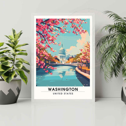 Affiche Washington | Impression Washington, USA