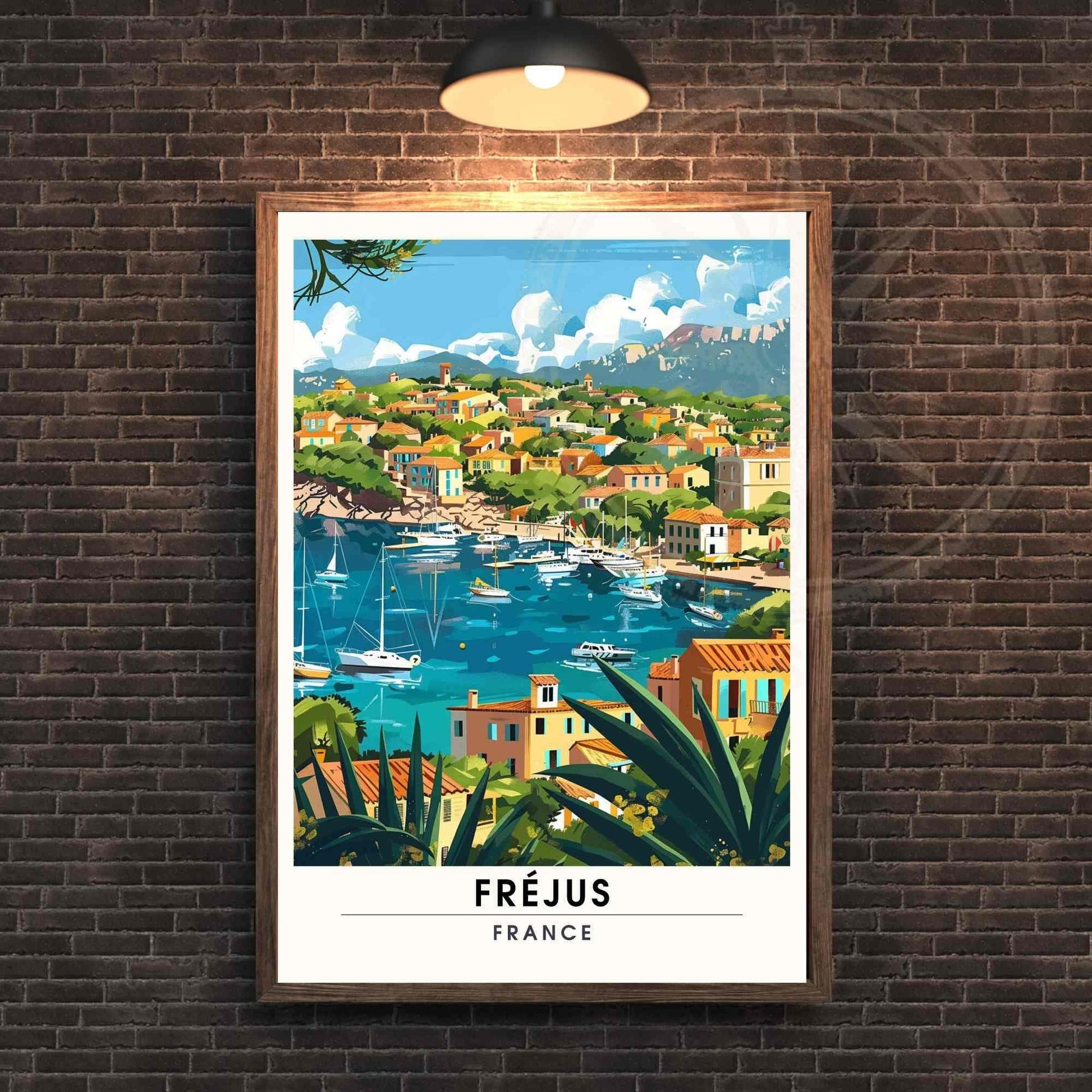 Affiche Fréjus, France - Impression Fréjus - Côte d'Azur