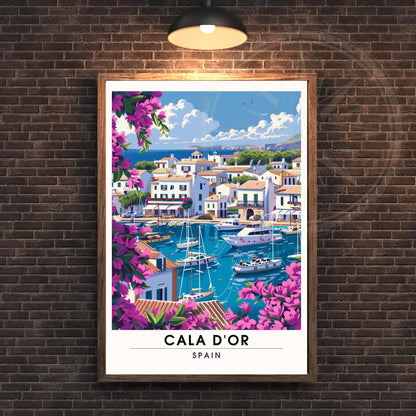 Affiche Cala D'Or, Espagne | Affiche Cala D'Or, Majorque | Affiche Majorque