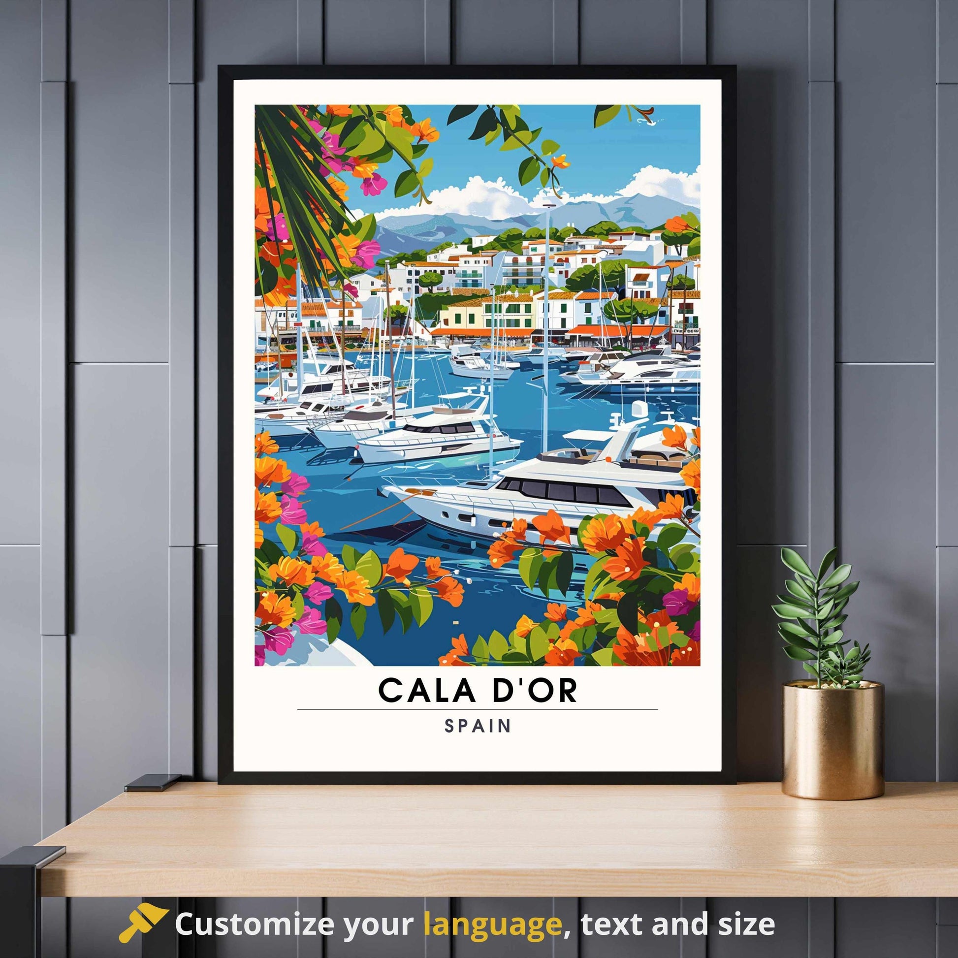 Affiche Cala D'Or, Espagne | Affiche Cala D'Or, Majorque | Affiche Majorque, Espagne