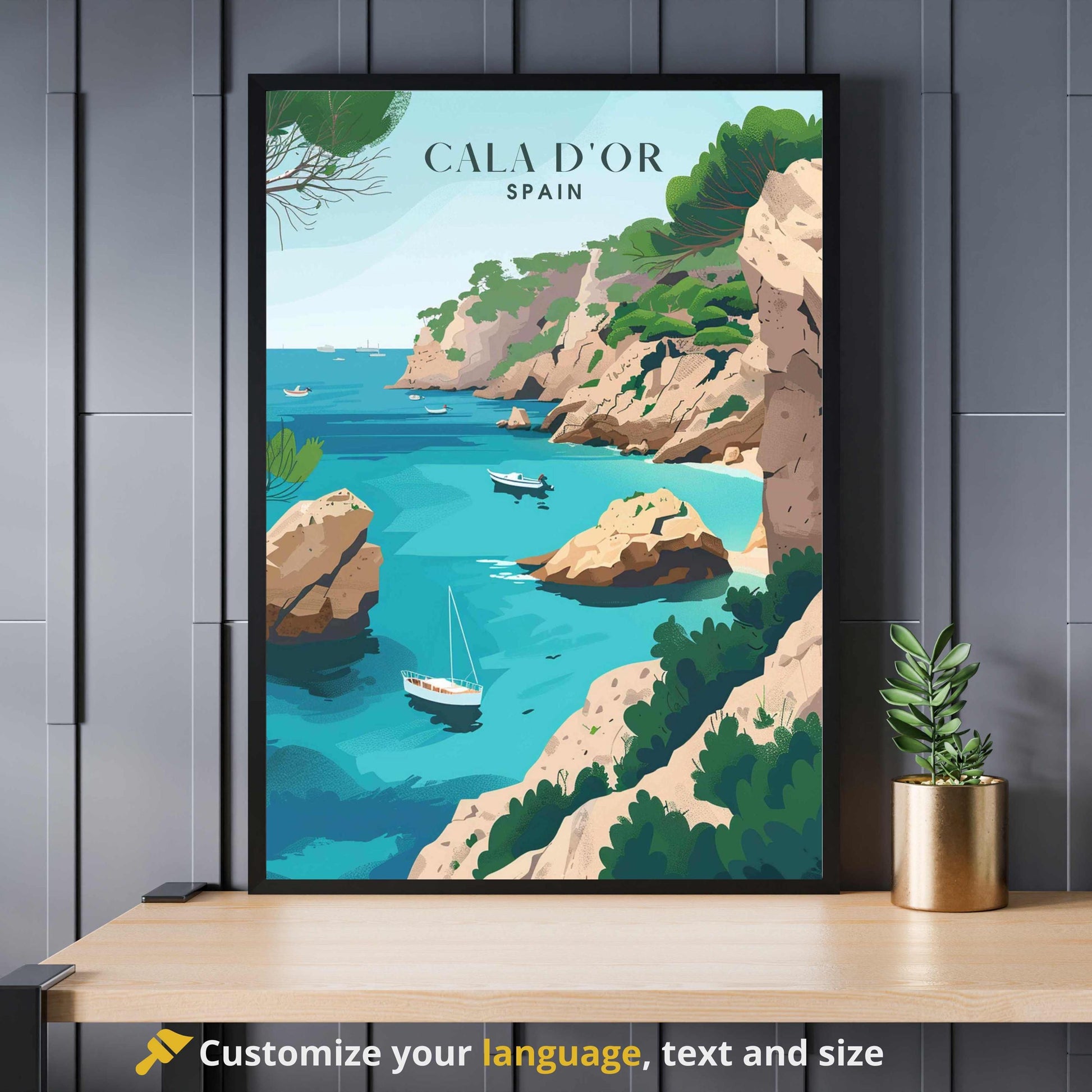 Affiche Cala D'Or, Espagne | Affiche Cala D'Or, Majorque | Espagne