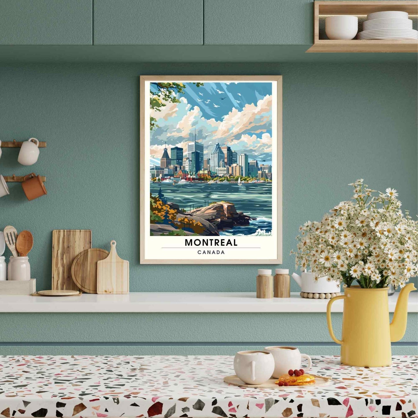 Affiche Montréal, Québec | Impression de voyage Montréal, Canda