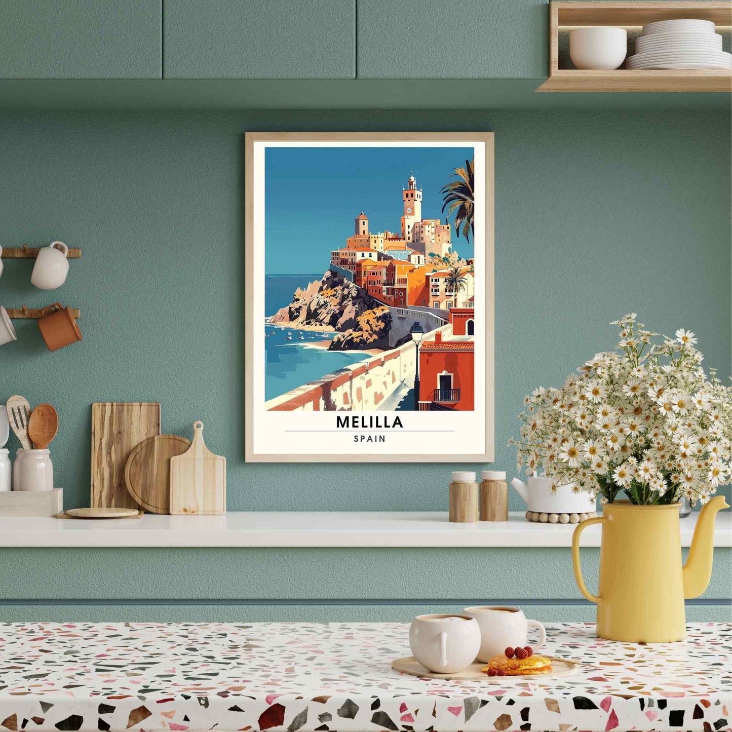 Affiche Melilla, Espagne | Affiche e voyage Melilla | Impression Espagne