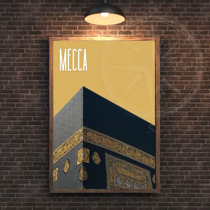 Affiche La Kaaba | Affiche e voyage La Mecque, Arabie Saoudite