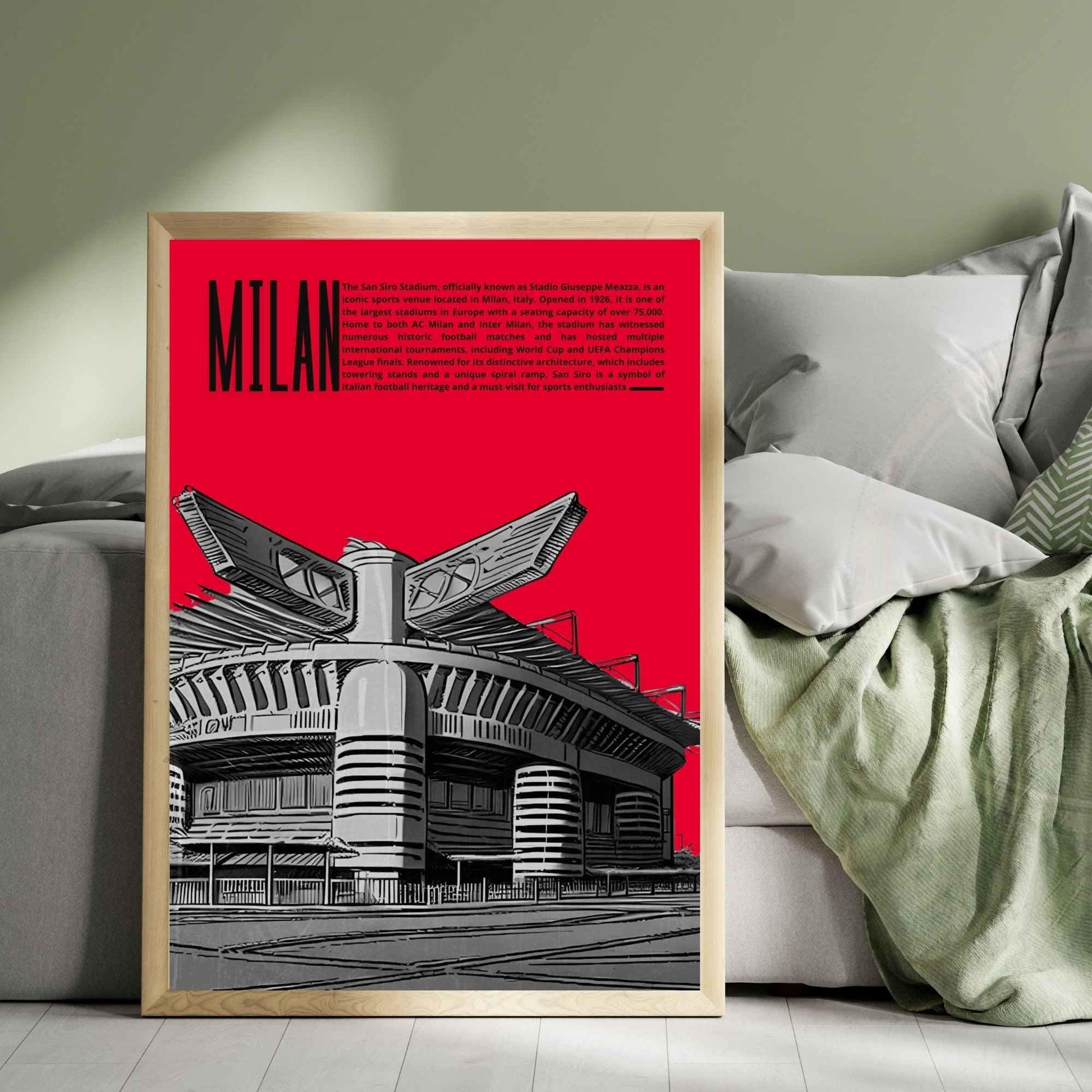 Affiche Milan, Italie | Affiche stade de San Siro