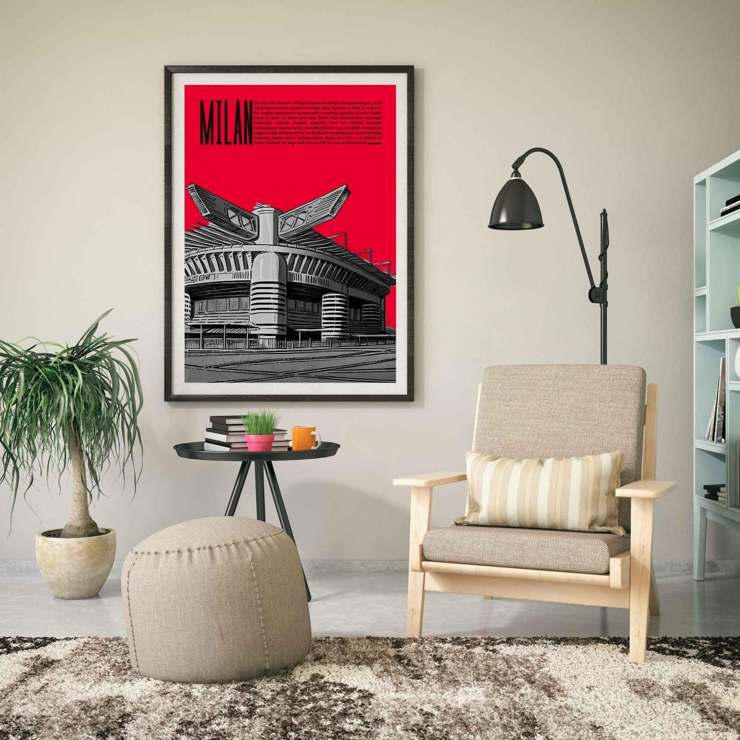 Affiche Milan, Italie | Affiche stade de San Siro