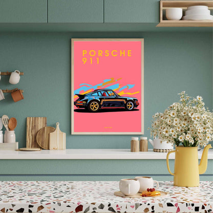 impression Porsche 911 | Affiche Porsche 911 | Impression voiture