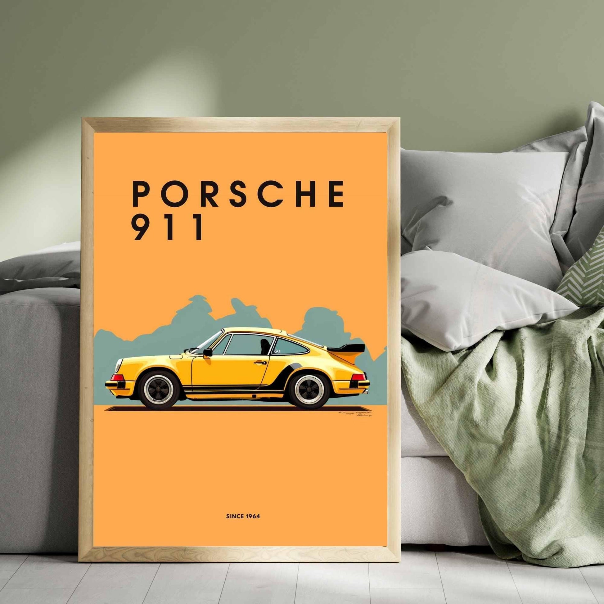 impression Porsche 911 | Affiche Porsche 911 | Impression voiture mythique