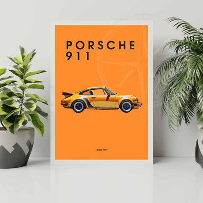 impression Porsche 911 | Affiche Porsche 911 | Impression voiture mythique