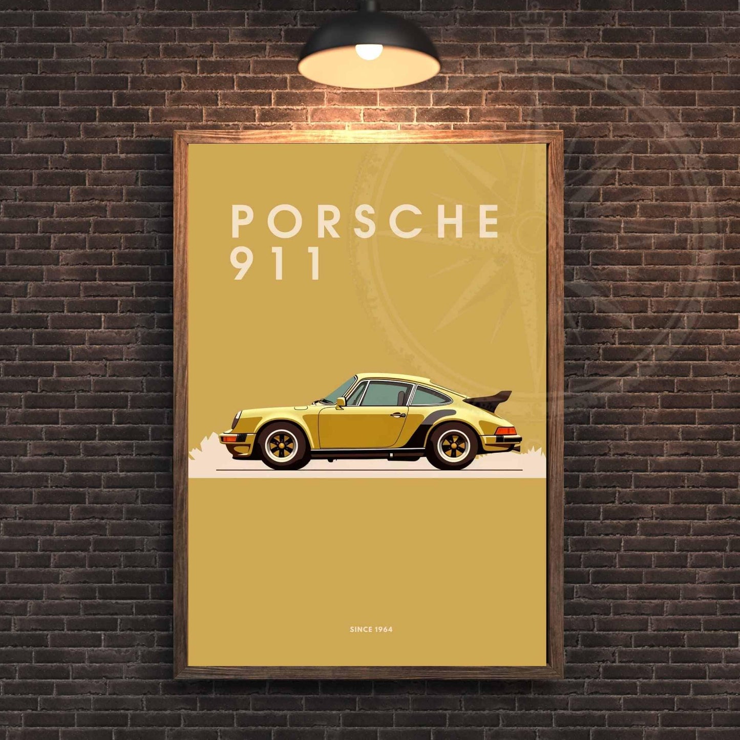 impression Porsche 911 | Affiche Porsche 911 | Impression voiture mythique