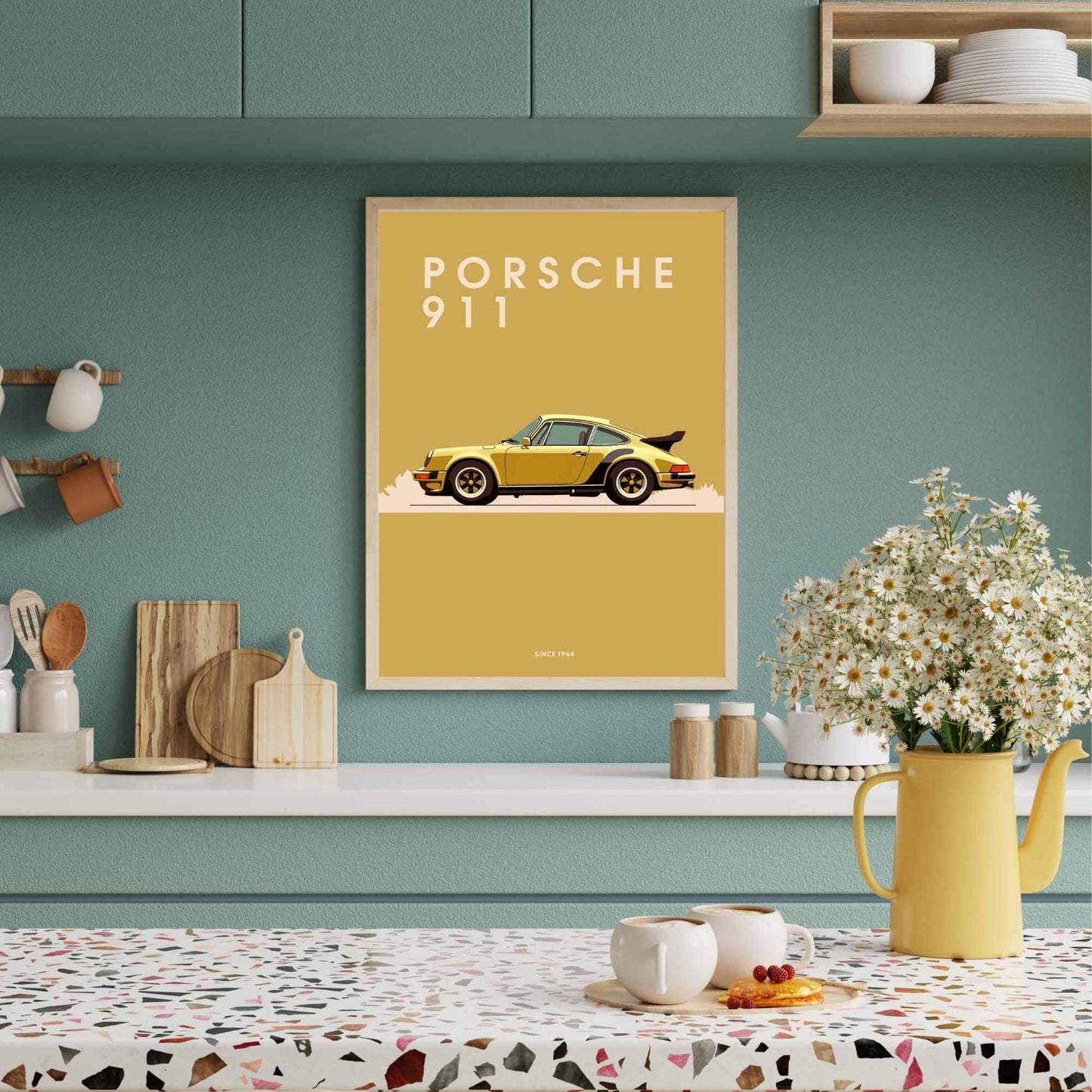 impression Porsche 911 | Affiche Porsche 911 | Impression voiture mythique