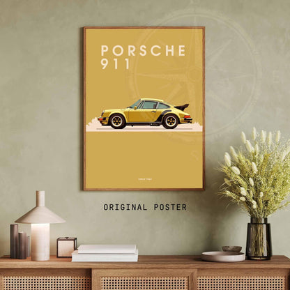 impression Porsche 911 | Affiche Porsche 911 | Impression voiture mythique