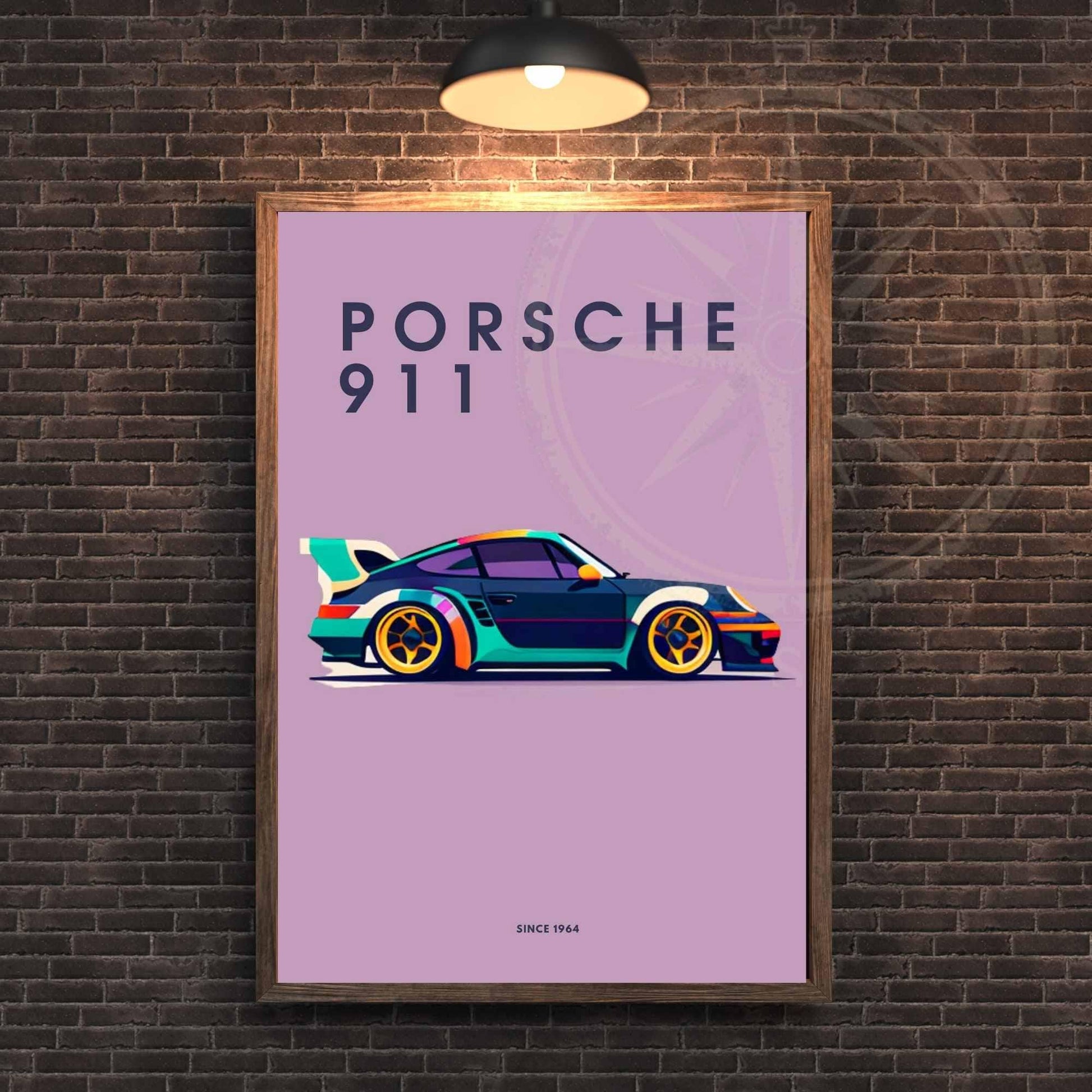 impression Porsche 911 | Affiche Porsche 911 | Impression voiture de luxe