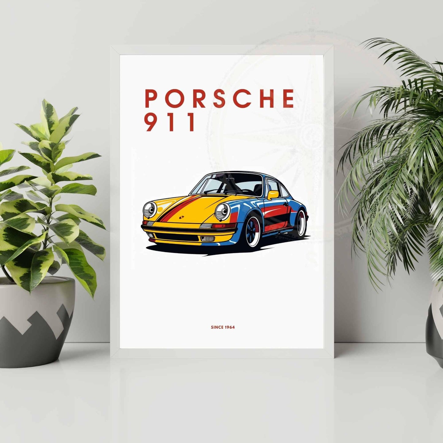 impression Porsche 911 | Affiche Porsche 911 | Impression voiture mythique