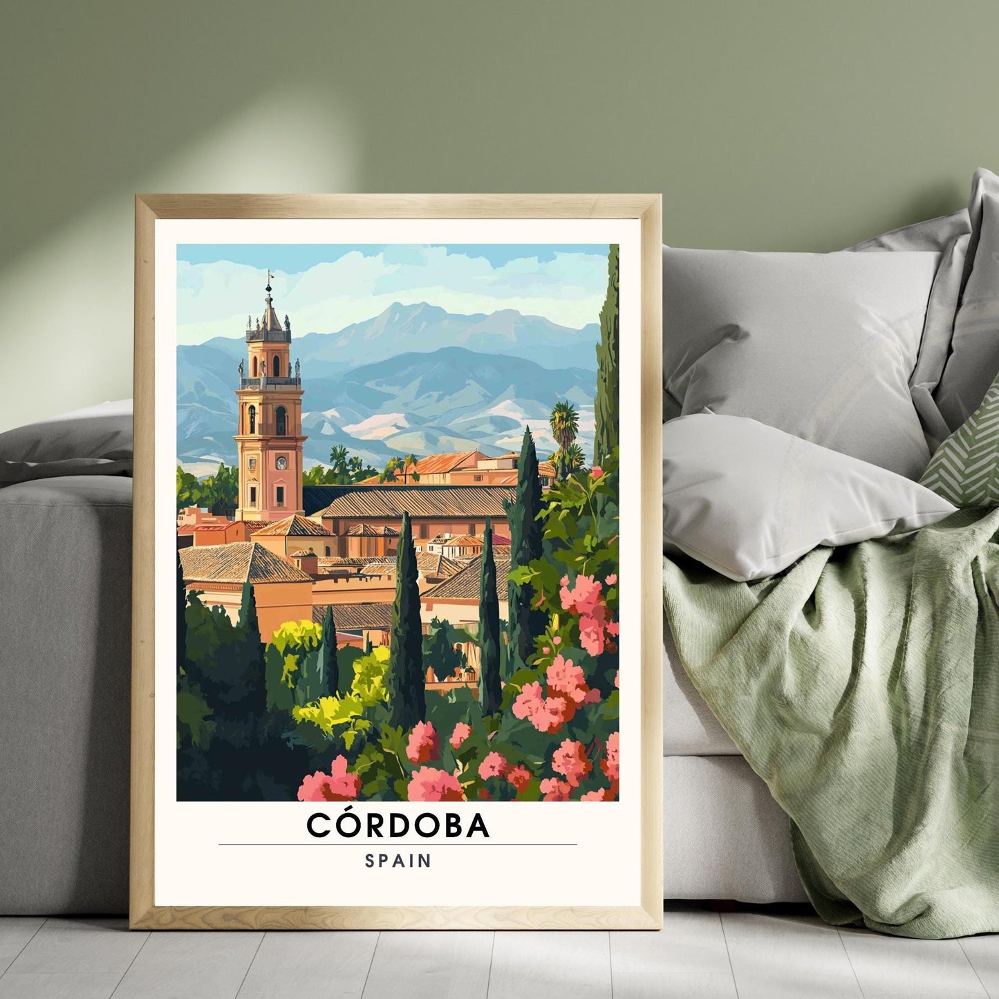 Affiche Cordoue | Impression Cordoue, Espagne | Impression de voyage Espagne