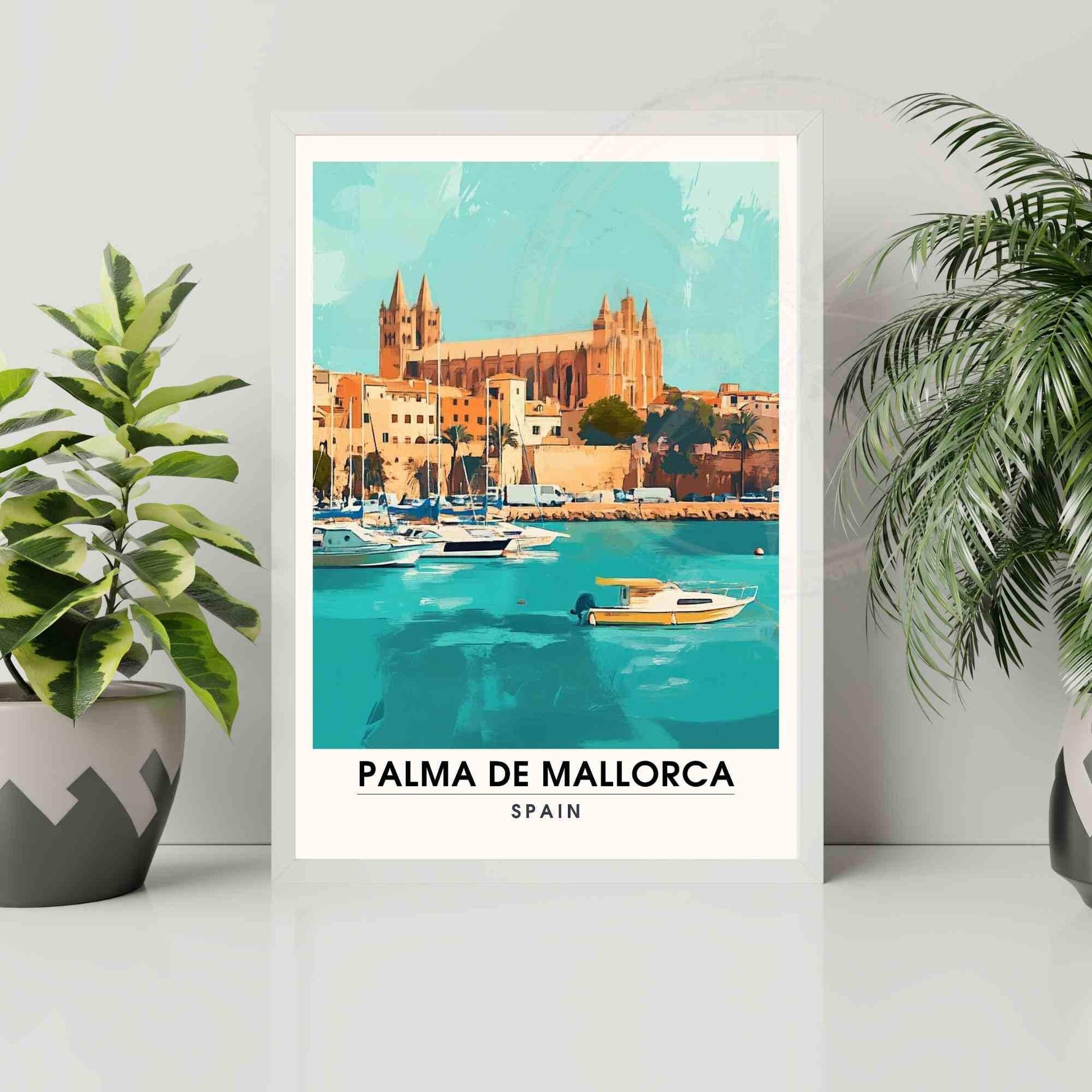 Affiche Palma de Majorque | Impression Palma de Majorque, Espagne - Affiche Majorque