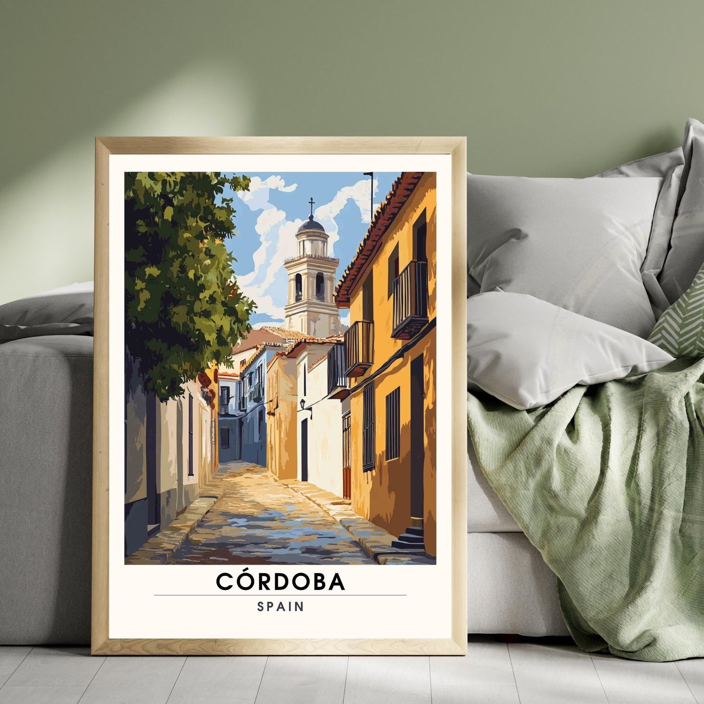 Affiche Cordoue | Impression Cordoue, Espagne | Impression de voyage Espagne - Dans les rues de Cordoue