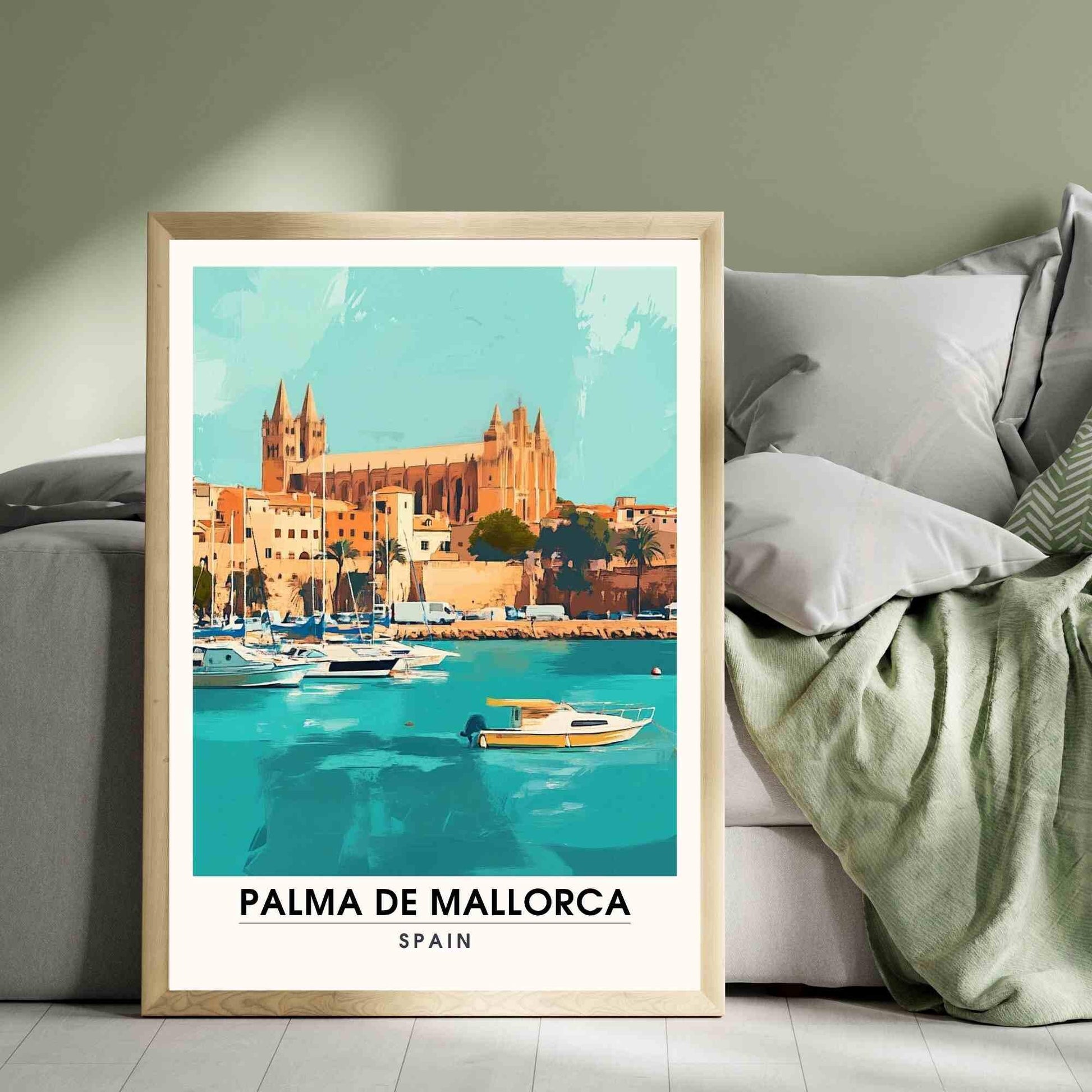 Affiche Palma de Majorque | Impression Palma de Majorque, Espagne - Affiche Majorque