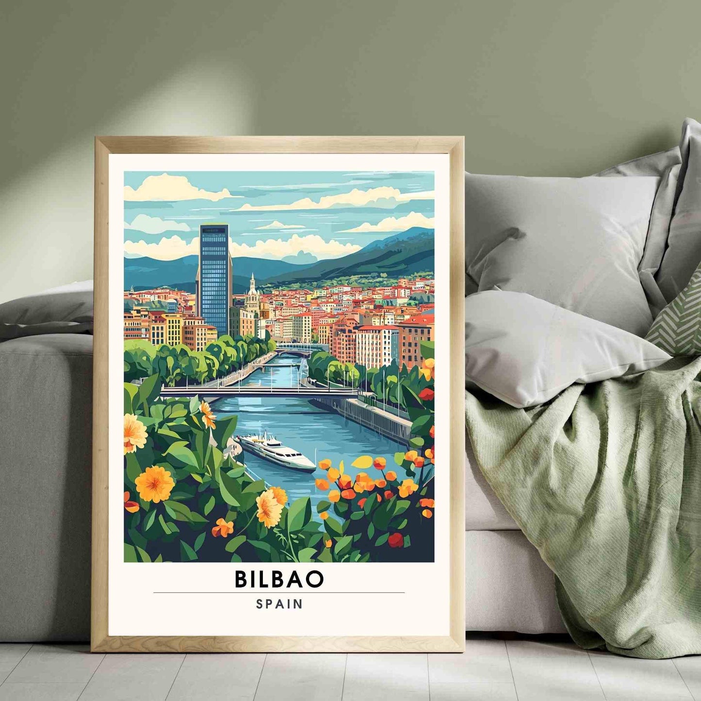 Affiche Bilbao | Impression Bilbao , Espagne