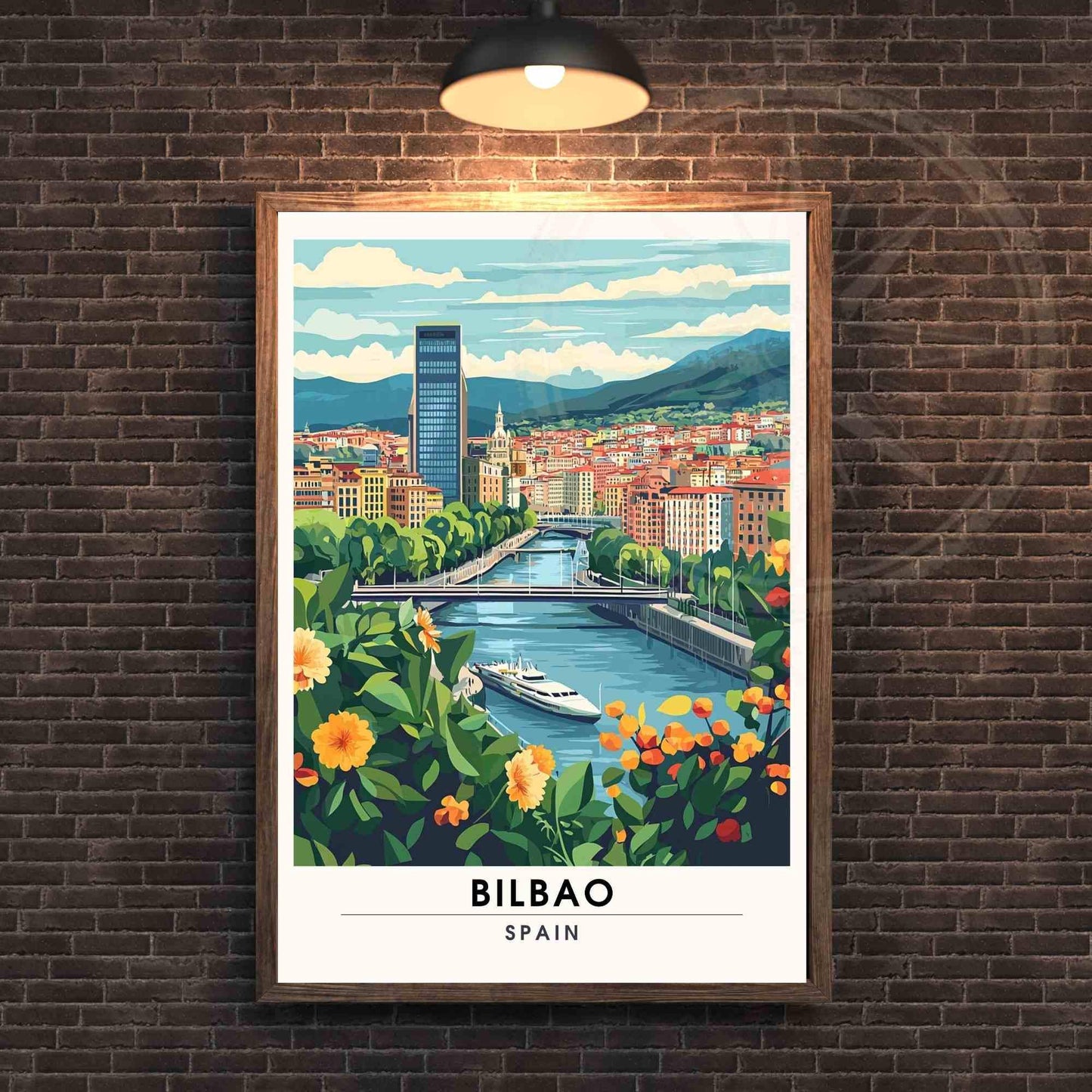 Affiche Bilbao | Impression Bilbao , Espagne