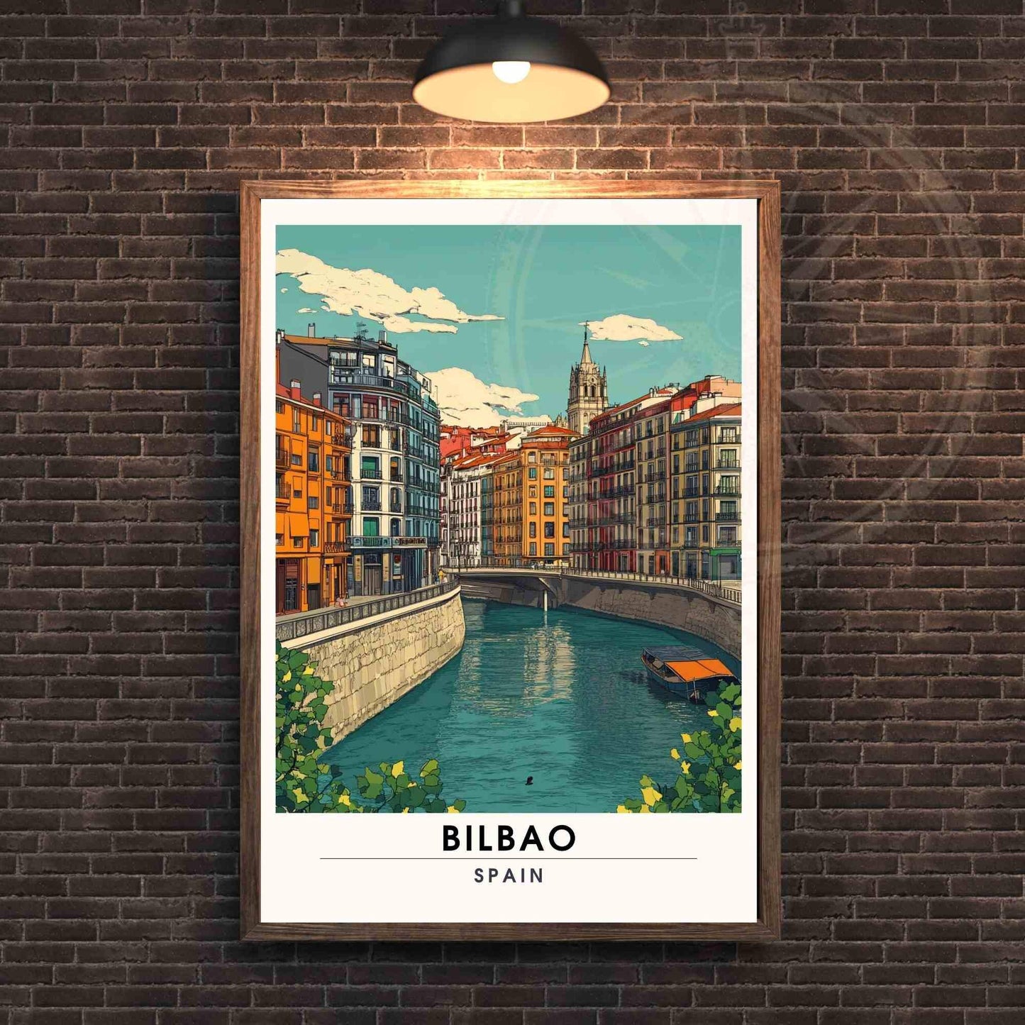 Affiche Bilbao | Impression de voyage Bilbao , Espagne