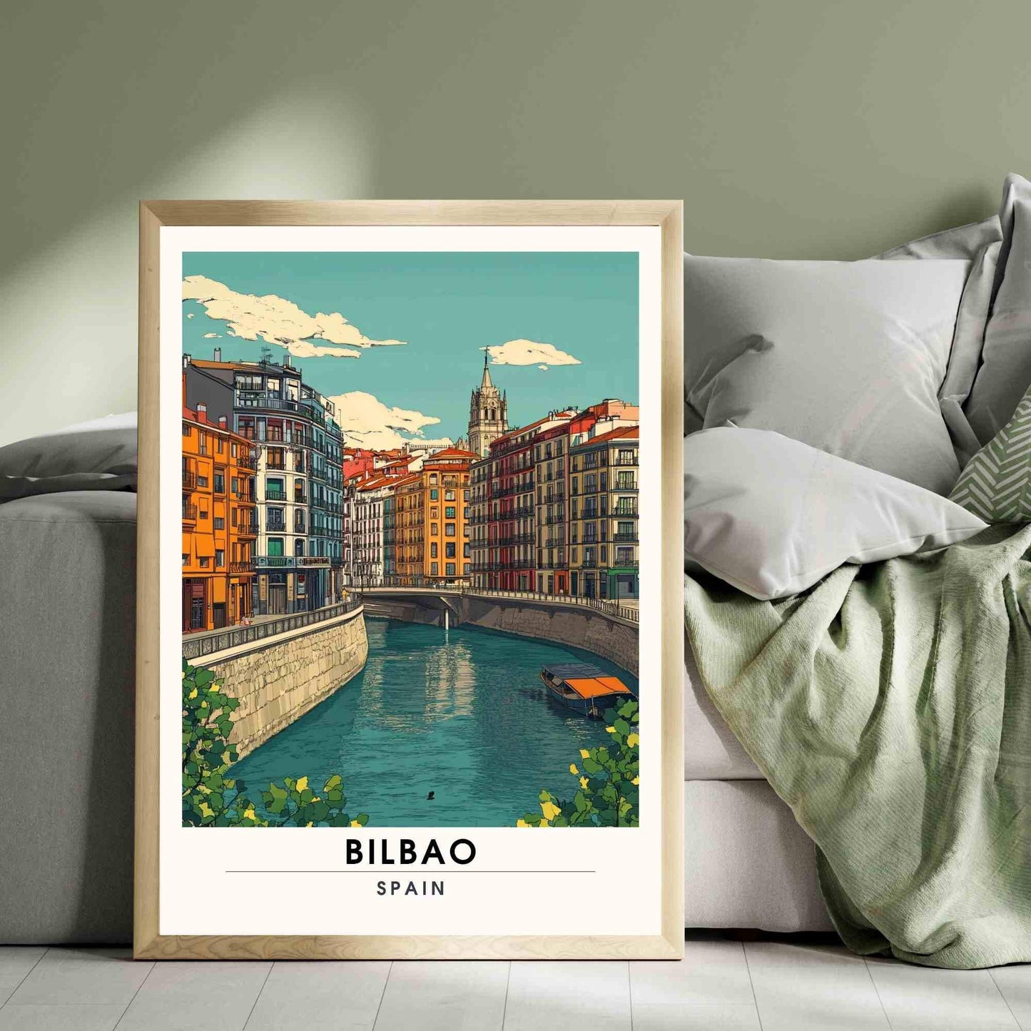 Affiche Bilbao | Impression de voyage Bilbao , Espagne