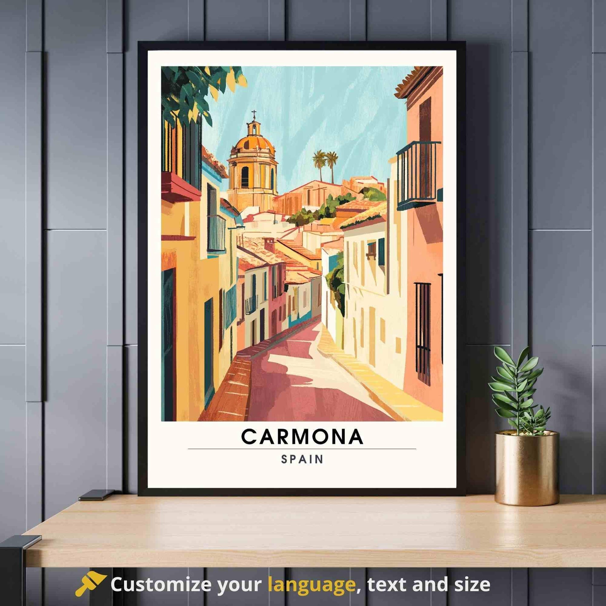 Affiche de voyage Carmona | Impression Carmona, Espagne