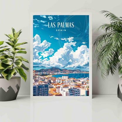 Affiche Las Palmas | Impression Las Palmas, Espagne