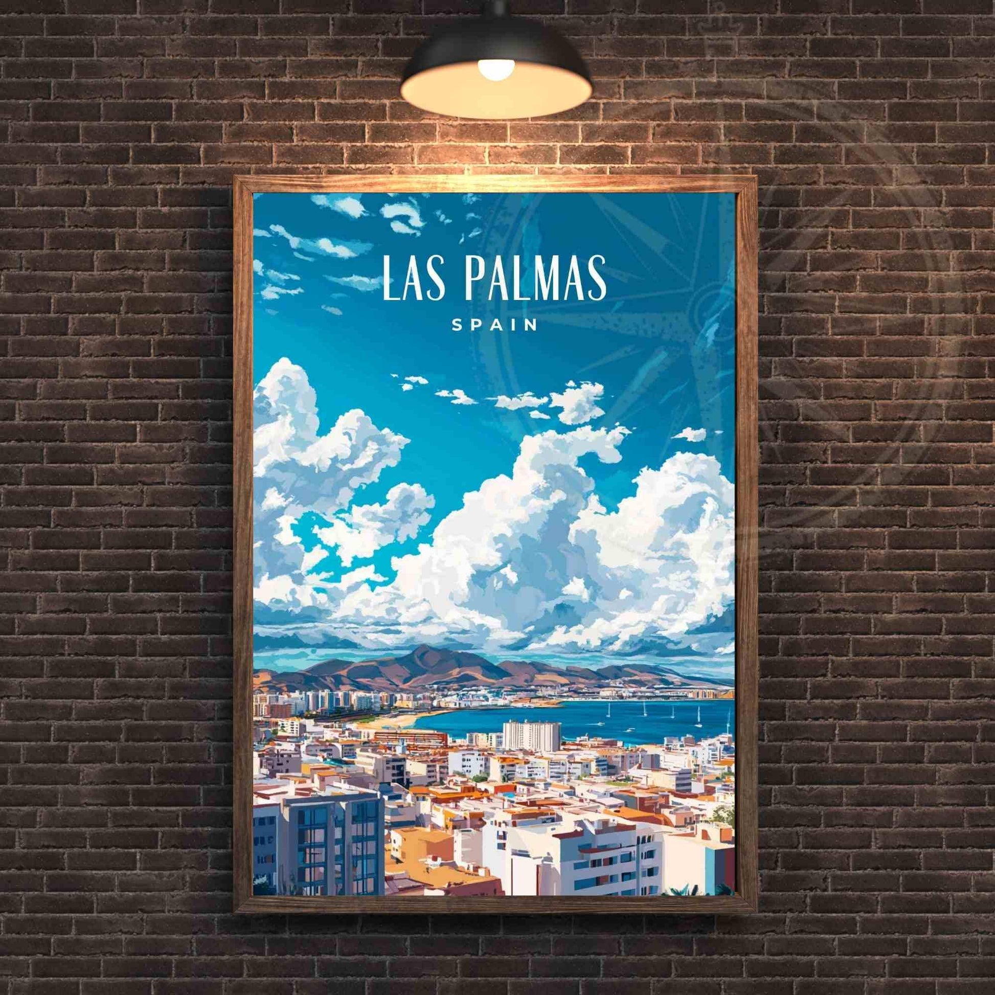 Affiche Las Palmas | Impression Las Palmas, Espagne