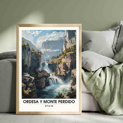 Affiche Ordesa y Monte Perdido | Impression de parc national de Ordesa y Monte Perdido, Espagne