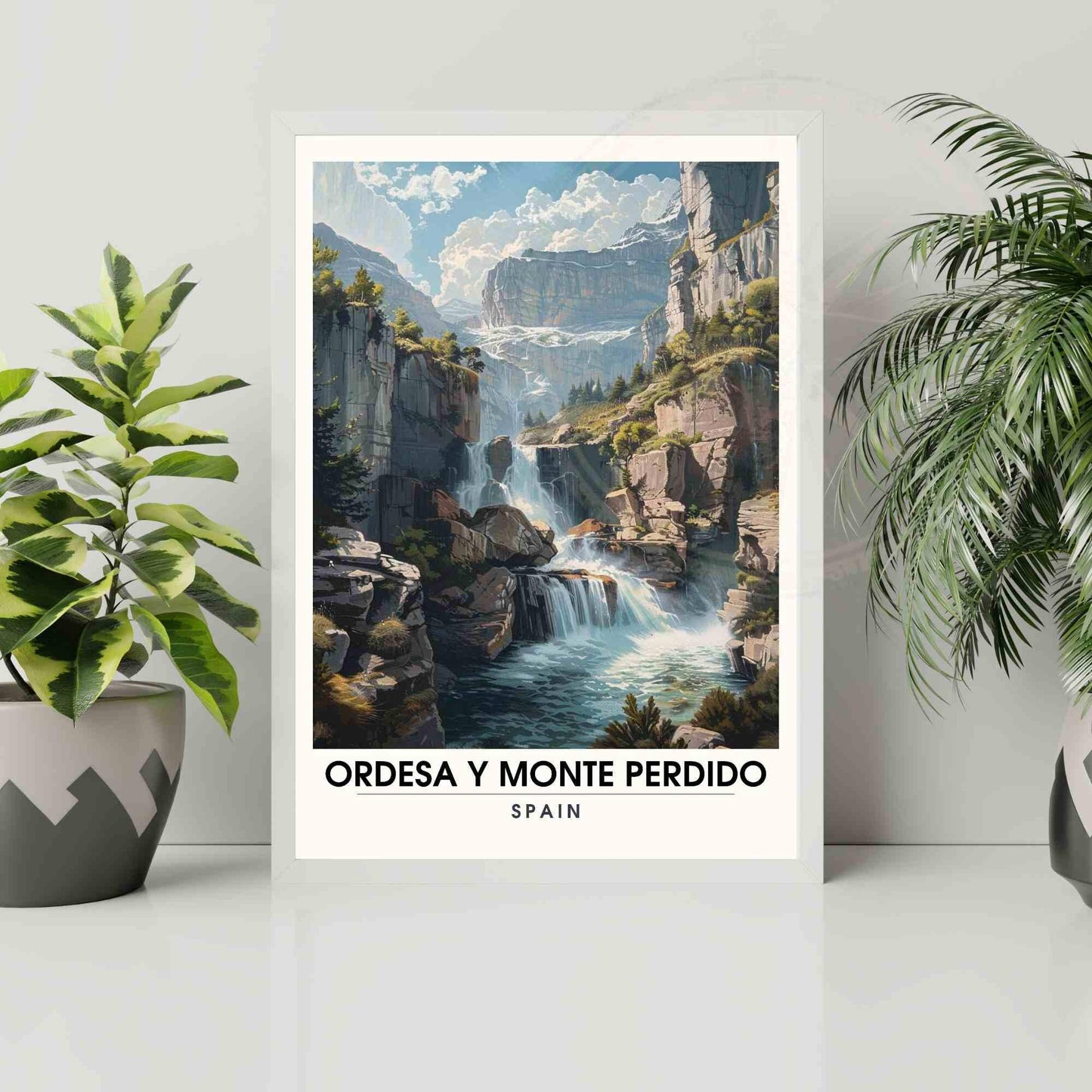 Affiche Ordesa y Monte Perdido | Impression de parc national de Ordesa y Monte Perdido, Espagne