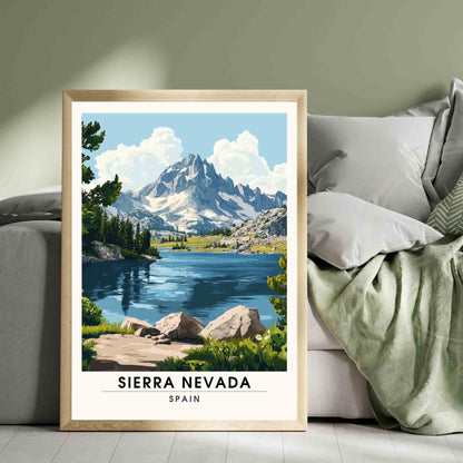 Affiche Sierra Nevada | Impression Sierra Nevada - souvenirs Espagne