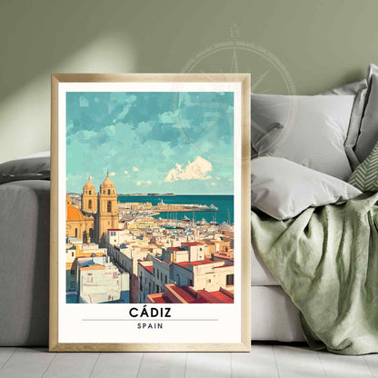 Affiche de voyage Cadix