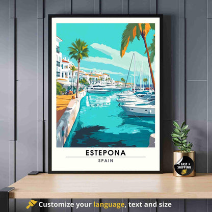 Estepona Poster | Estepona print - Spain