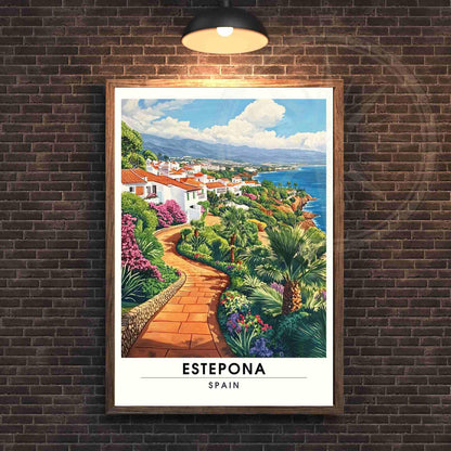 Affiche Estepona | Impression de voyage Estepona, Espagne