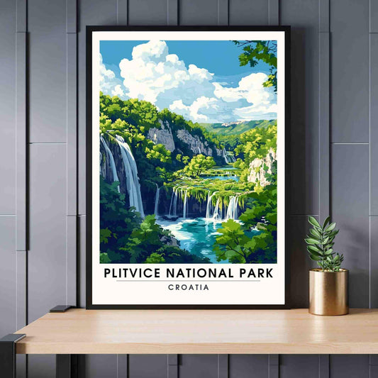 Plitvice Lakes National Park poster