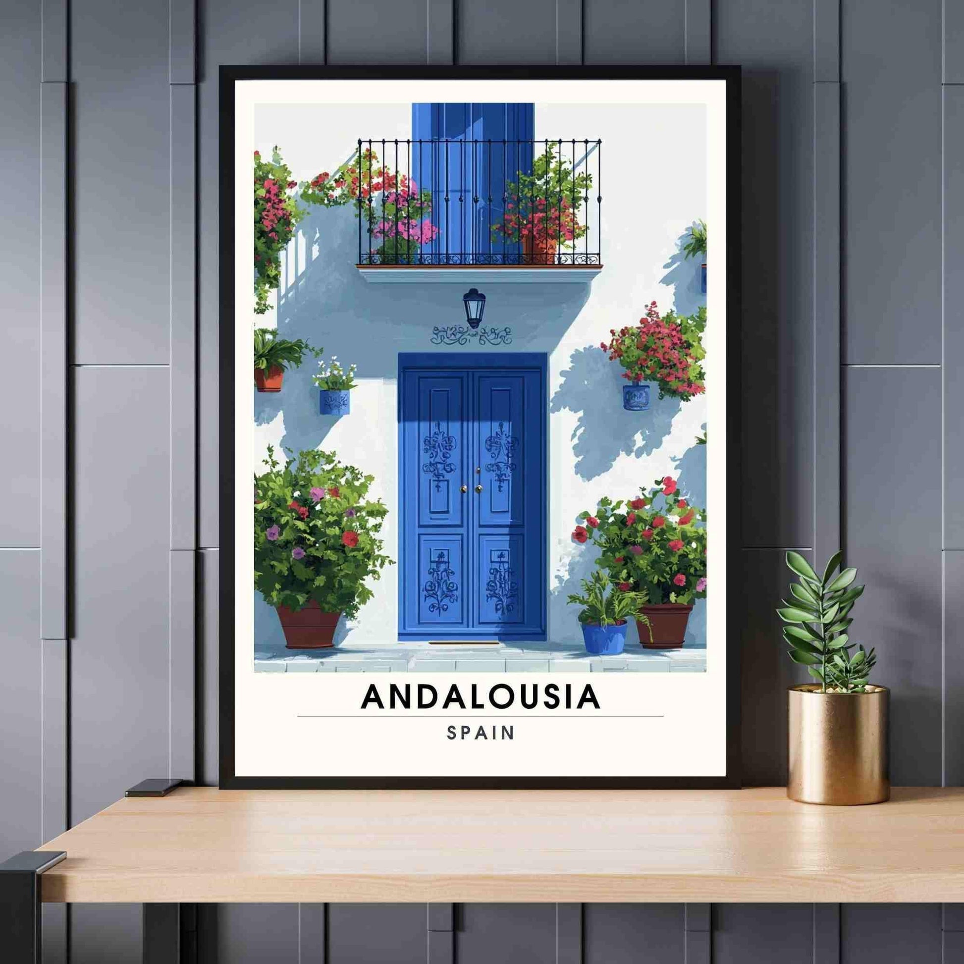 Andalusia poster | Andalusia print - Andalusia house poster