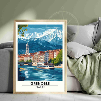 Affiche Grenoble | Impression Grenoble, France