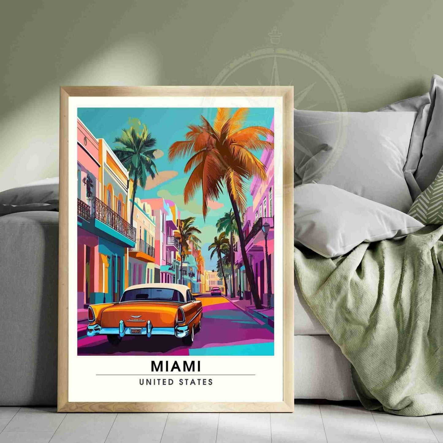 Miami Poster | Miami print, USA - Little Havana