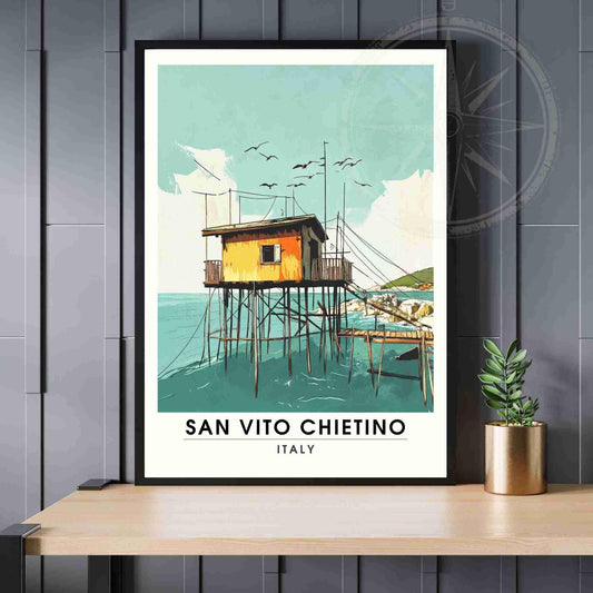 San Vito Chietino Poster | San Vito Chietino print, Italy