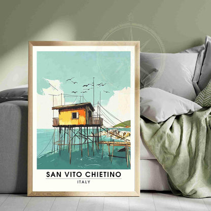 Affiche San Vito Chietino | Impression San Vito Chietino, Italie