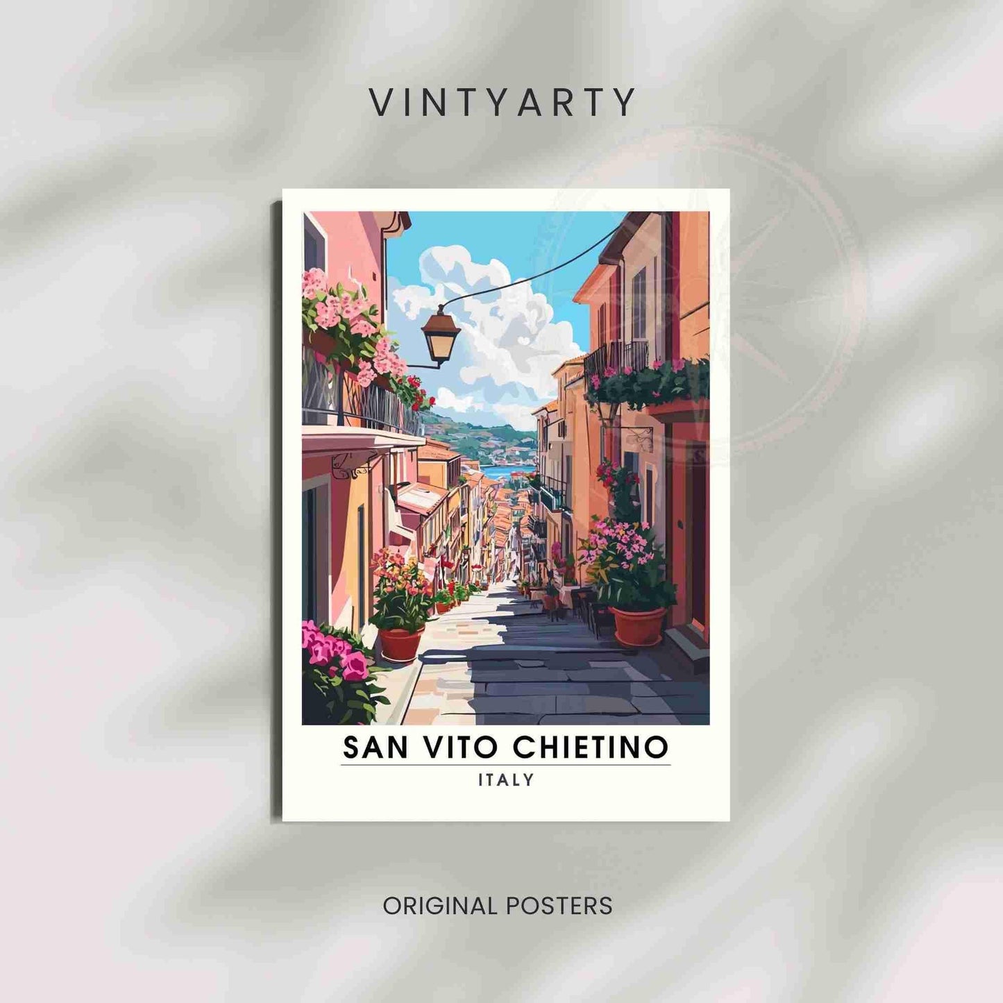 San Vito Chietino Poster | San Vito Chietino print, Italy