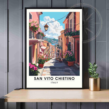 San Vito Chietino Poster | San Vito Chietino print, Italy