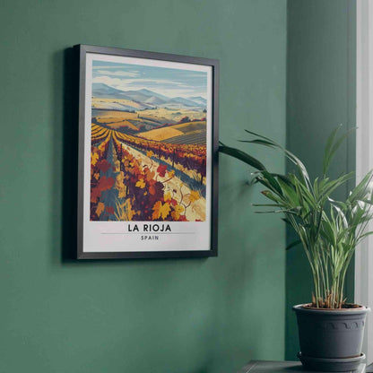 La Rioja Poster | La Rioja travel print, Spain