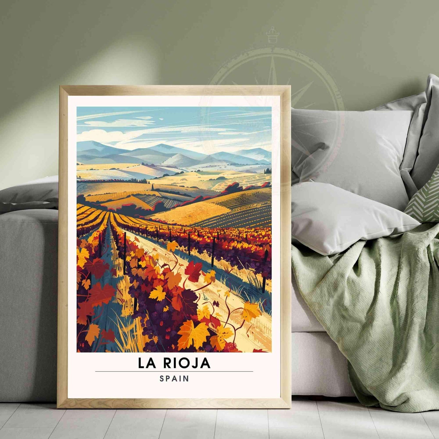 Affiche La Rioja | Impression de voyage La Rioja, Espagne