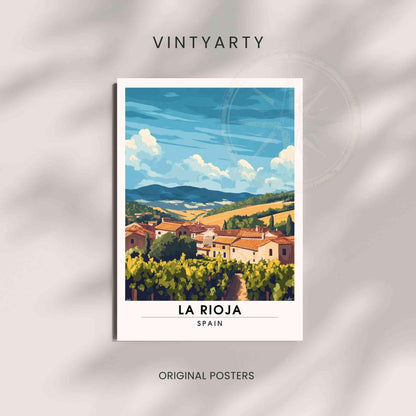 Affiche La Rioja | Impression La Rioja, Espagne - Dans un village de le Rioja