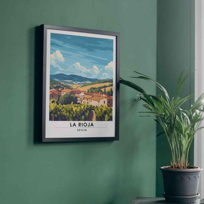 Affiche La Rioja | Impression La Rioja, Espagne - Dans un village de le Rioja