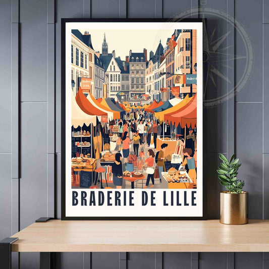 Affiche Braderie de Lille | Impression Lille, France