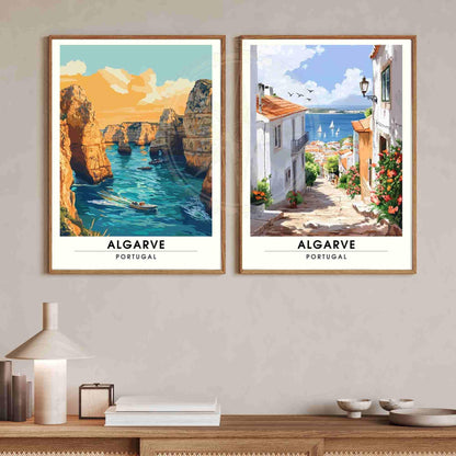 Algarve Poster | Algarve travel print, Portugal