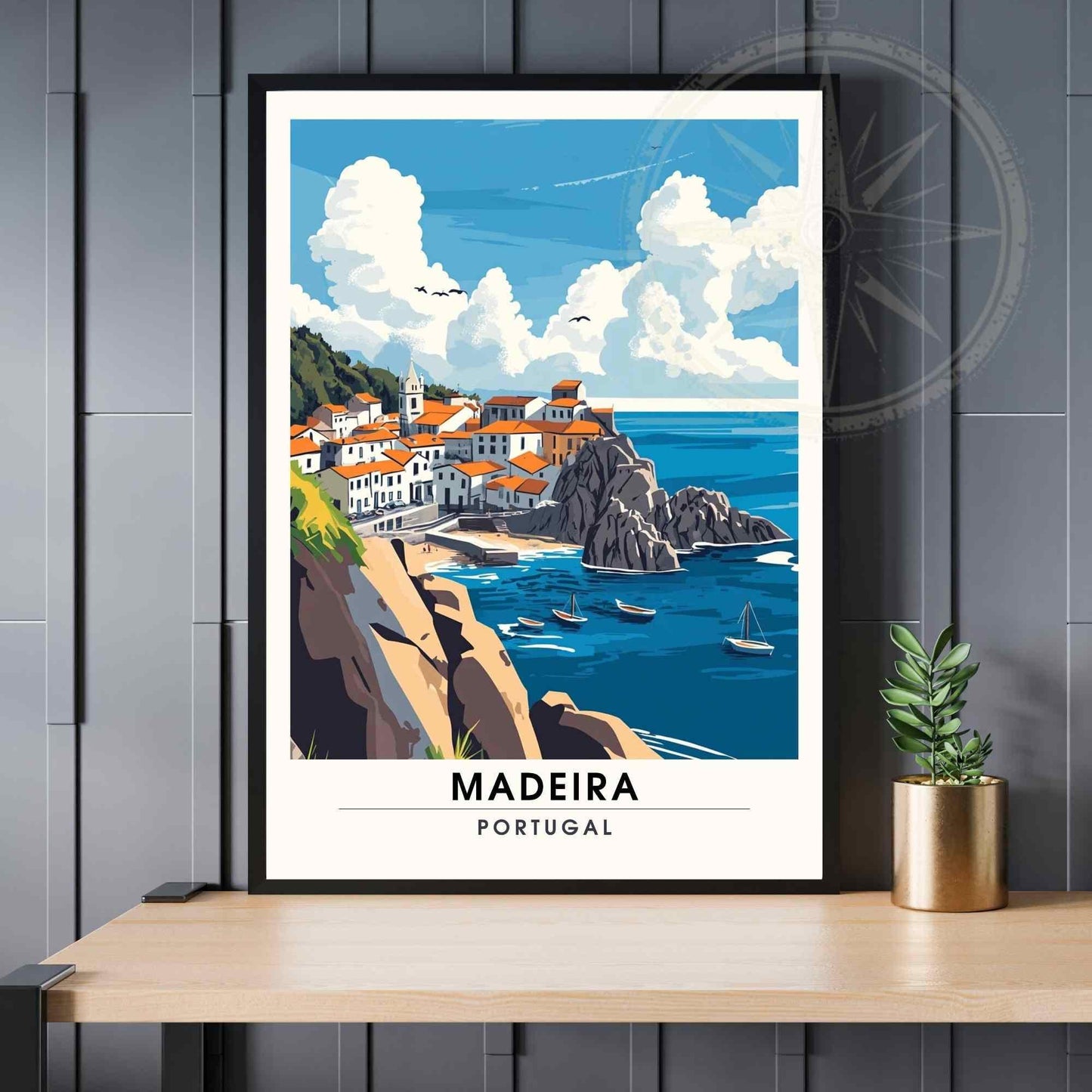 Madeira Poster | Madeira print, Portugal - Porto Moniz